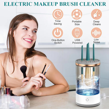 Experience the ultimate upgrade in makeup cleaning technology with this effortless and flawless beauty routine. Set makeup Brow